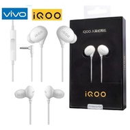 ORIGINAL IMPORT VIVO iQOO Z5 Z7 T1 Y76 Y77 Y30 Y33 Y35 Y16 Y19 V19 XE680 3.5mm Headphone InEar Stere