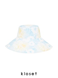 KLOSET Tie Dye Sunshine Bucket Hat (RS23-ACC010) หมวกปีกรอบลายดอกไม้สีพาสเทล