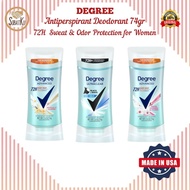 Degree Antiperspirant Deodorant for Women 74gr Advanced 72H Original USA