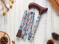 【步道登山好幫手】繽紛生活折疊手杖 - 春暖