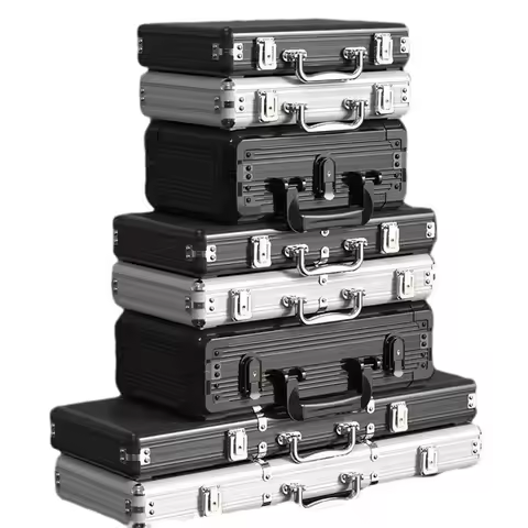 Chip Box Aluminum Alloy Chip Case Chips Texas Poker Chips Suitcase Portable Chips Storage Box Chip P