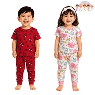 Czy & Co. HT Sweet Kids Pajama Set Terno T-Shirt Jogger Pants 100% Cotton 8T-12T Vietnam Sleepwear