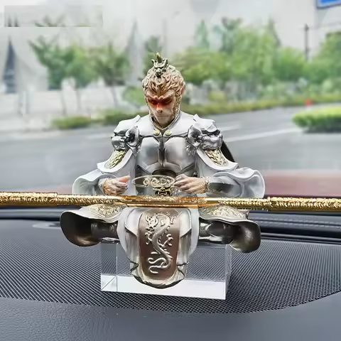Car Decoration Doufo Creative Gift Car Qitian Dasheng Monkey King Ornaments Interior Decoration Craf