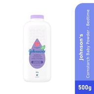 JOHNSONS Baby Powder 500g - Bedtime for Bedak Baby, Cornstarch Baby Powder HTM Pharmacy
