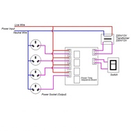 Sequential Controller Module  4 Channel 0.5-4s Power Time Sequence Board for Circuit