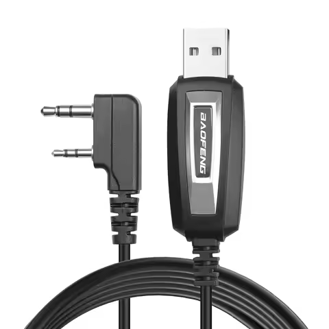 BAOFENG USB Programming Cable CH340 Chip for GMRS Radio Two Way Radio UV-5R BF-F8HP 5RM UV-21R UV-5G