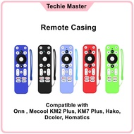 Sarung Silikon Remote Untuk Hako Onn Homatics Mecool KM2 PLUS KD3 Rocktek GT1 Silicone Case For Casi