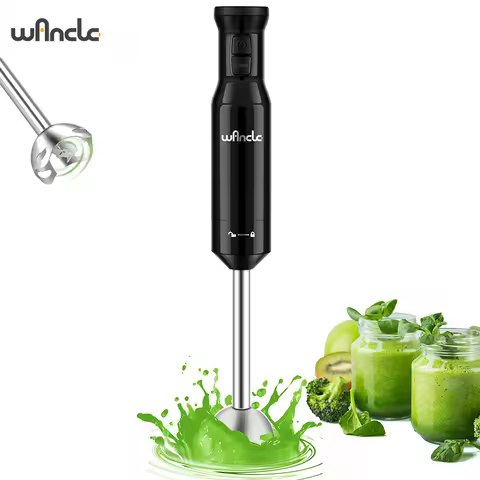 Wancle 600W Electric Hand Immersion Blender Multifunctional Stick Mixer For Baby Food Vegetable Meat