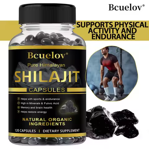 Shilajit Original Shilajits Capsule High Purity Mineral Supplements with 85+Trace Minerals Enhance E