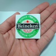 HEINEKEN Emblem sticker timbul resin lentur