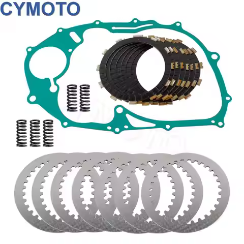 Motorcycle Replacement Clutch Kit Clutch Springs Matching Gasket For Yamaha V Star 650 XVS650 1998-2