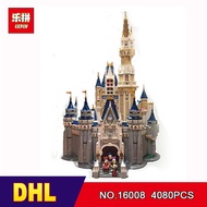 LEPIN 16008 Cinderella Princess Castle City set 4080pcs Model Building Block Kid DIY Toy Birthday Gi