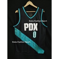 Embroidery Portland Trail Blazers #0 Damian Lillard Jersey Basketball Jersey