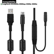1 Pcs Webcam Power Cable Data Wire for Logitech CC2900e / CC2900ep / CC3500e / CC3000e / PTZ Pro Rep