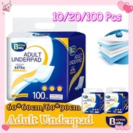 100 PCS Disposable Underpad Incontinence Pads Elder Diapers Baby Adult Patient Care Pelapit Kencing