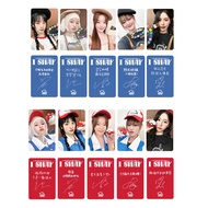 5-8pcs GIDLE I SWAY Lomo Cards Ktown4u Namil POB Pinkypop K4 STAR RIVER Live Event Photocards Yuqi M