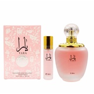 Perfume Yara 100ML buy 1 free roll Aventus Blue D perfume minyak wangi