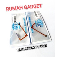 TOMBOL FLEXIBLE FINGER PRINT/BUTTON ON/OF + FINGER FILE FOR REALME C73 5G BLACK/GREEN/PURPLE