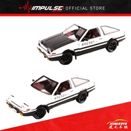 MiniAuto 1:30 Toyota AE86 - Black Hood/ White Hood