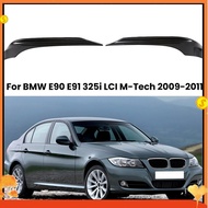Car Front Bumper Splitter Spoiler Corner Wrap Lower Crash Strip for  E90 E91 325i   2009-2011 Glossy