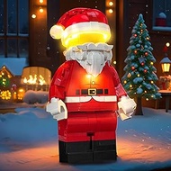Light kit Compatible with Lego 40820 Up-Scaled Santa Minifigure - No Model Only Light, LED Lighting 