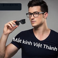 Korean color close-up frames 2 in 1 square near-sighted sunglasses Viet Thanh Glasses A909