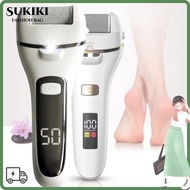 SUKIKII Electric Pedicure Foot Sander, Waterproof Eliminate Feet Dead Skin Electric Rechargeable Foo