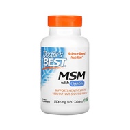 Doctor's Best, Best MSM 1500, 1500 mg, 120 Tablets,Best by:10/26