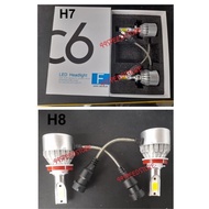 C6 Original Headlight COD LED H4 H7 H8 H11 Fog Light Bulb Fog Lamp