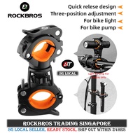 [SG] RockBros Light holder bicycle light mount bicycle light bracket portable pump holder bicycle ac