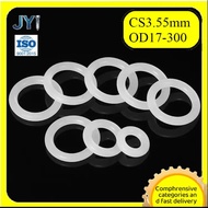 O-ring gasket CS3.55mm*ID17-300mm O-ring white silicone seal ring food grade seal waterproof rubber 