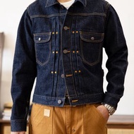 原色牛仔外套 修身剪裁 已脫漿 18oz藍色赤耳丹寧 11MJ Raw Denim