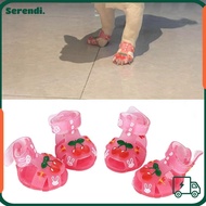 SERENDI Pet Jelly Shoes, Cool Silicone Pet Shoes,  Style Breathable Multi-Size Cat Dog Shoes Pet