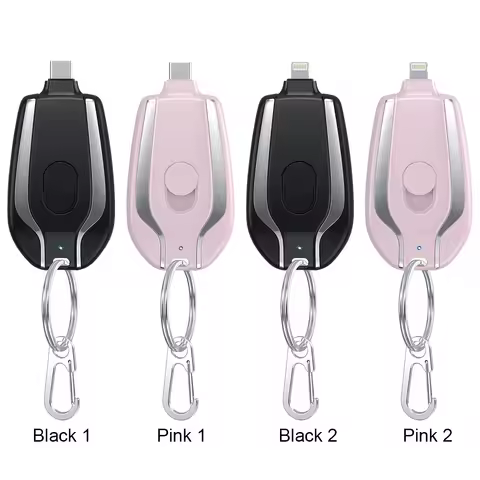 Mini Keychain Smartphone Portable Power Bank Portable Charger Battery Pack
