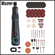 Rechargeable Rotary Tool with Usb Charging Usb-c Rechargeable Rotary Tool Mini Cordless Rotary Tool