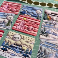 3D Christmas Scratch Card Game for Christmas Party (9 pcs)