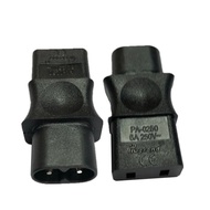 C8-C9 IEC 320 C8 TO C19 Straight 2Pin AC Power Adapter Converter Plug Socket Travel Plug Connector f