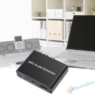 [SunshineStores] HDMI-compatible ARC Audio Extractor Converter Adapter for Optical Fiber Coaxial RCA