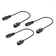 3pcs 9V Battery Clip Converter Snap Connector 2.1mm * 5.5mm Female Plug for Guitar Effect One Spot P