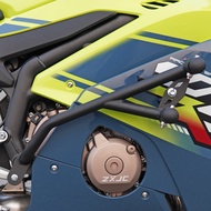 ชิ้นส่วนคาร์บอนเหล็กดำด้านสำหรับรถจักรยานยนต์ Zhe Xue 500RR ชิ้นส่วนเสริมป้องกันการตกหล่น ชิ้นส่วนป้