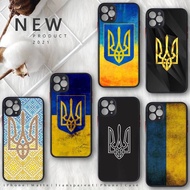 [Woo Fashion Case] ยูเครนธงเคสโทรศัพท์สำหรับ Iphone 13 12 11 8 7 Plus Mini X Xs Xr Pro Max Matte Transparent Cover