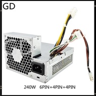 NEW Original 611481-001 611482-001 For HP Compaq Elite 8100 8200 8300 SFF D10-240P1A 240W Power Supp