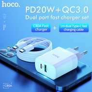 【PD20W  Fast Charger 】HOCO Quick Charge QC3.0 Charger adapter for SAMSUNG iPhone Realme 6 Pro huawei