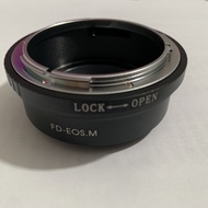 FD Lens Adapter EOSM Fuselage EOSM Adapter ring FD-EOSM Lens Mount Copper