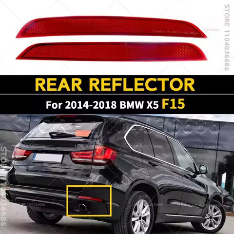 For 2014 2015 2016 2017 2018 BMW X5 (35dx 35i 35ix 40ex 50ix) (F15) Rear Bumper Reflector Light 6314