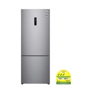 [BULKY] LG GB-B4452PZ 451L 2 DOOR FRIDGE (PLATINUM SILVER) | 2 YEARS WARRANTY