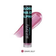 SKIN BRITY Alpha Gloss Stay Glossy Lip Gloss ที่ฉ่ำวาวสุดพลัง เม็ดสีแน่น ติดทน เนื้อสัมผัสบางเบาที่