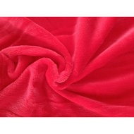 MERAH RED FLUFFY BLANKET, THICK AND COMFORTABLE TO WEAR,/ FLUFFY FUR BLANKET, HOTEL BLANKET