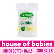 Sanicare Jumbo Cotton Balls 300 - Jumbo Cotton Balls