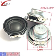 Manufacturer Supply 40mm Round Speaker 4 Ou 5W16 Core Dual Magnetic Woofer Bluetooth Speaker Multime